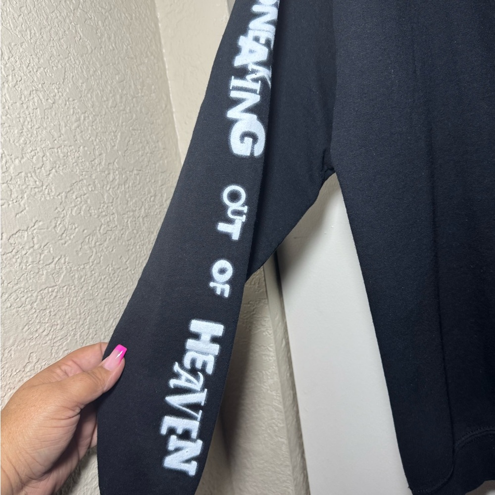 EUC Waterparks Sneaking Out Of Heaven Rock Band Music Black Sweatshirt Size L - Picture 4 of 5
